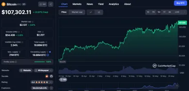 Bitcoin a jeho trhová cena