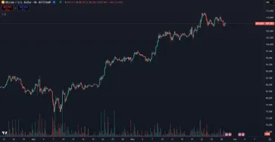 Bitcoin rastie na hodnote