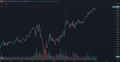 Dominancia Bitcoinu pokračuje v náraste