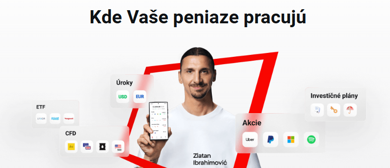 Domovská stránka od XTB