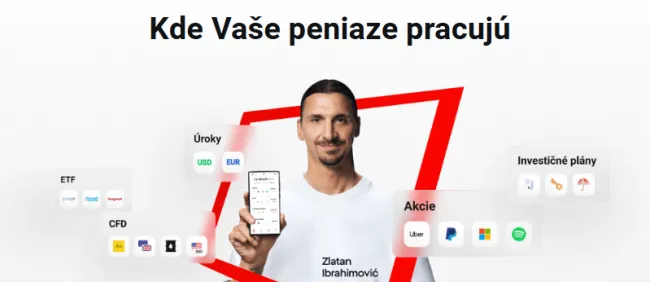 Domovská stránka od XTB