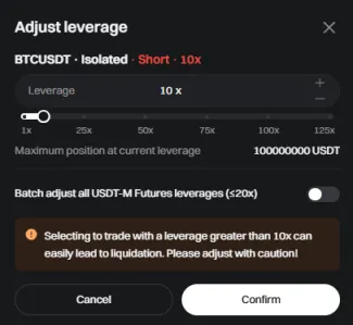 Nastavenie finančnej páky