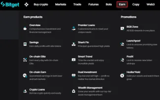 Ponuka produktov Earn