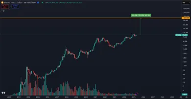 Rast Bitcoinu na 1 milión