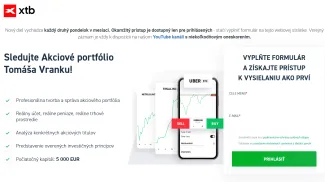 Sledujte akciové portfólio Tomáša Vranku