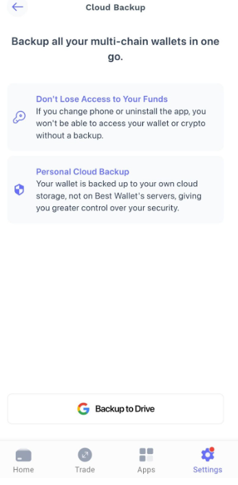 Zálohujte svoju peňaženku