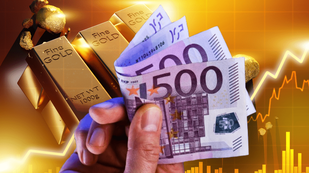 Zlato a investícia 1 000 eur v roku 2025