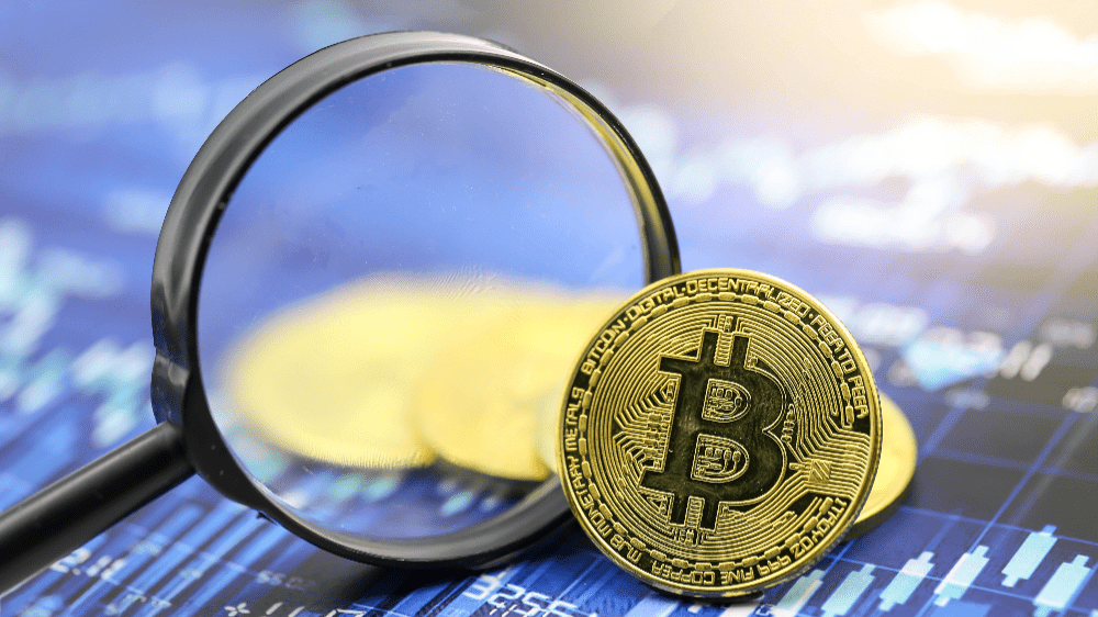 Bitcoin pod lupou