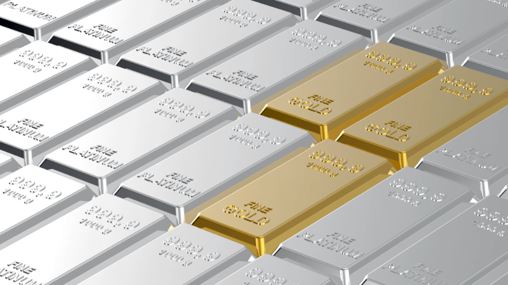 Cena zlata klesla, darilo sa platine