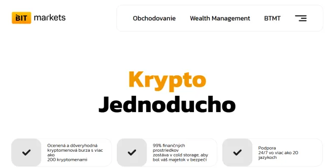 Domovská stránka BITmarkets
