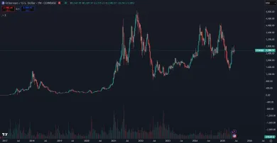 Ethereum a jeho dlhodobý vývoj ceny