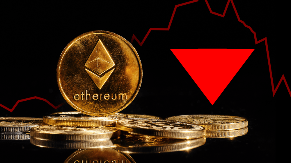 Ethereum postupne upadá