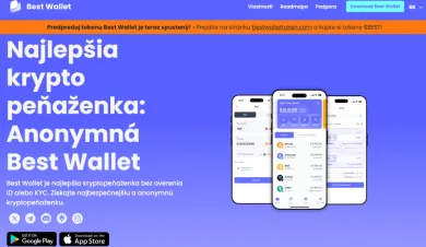 Kryptopeňaženka Best Wallet