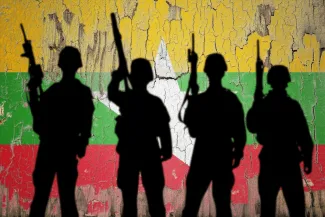 Mjanmarsko čelí konfliktom