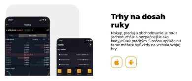 Nakupujte kryptomeny s BITmarkets aj cez mobil