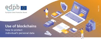 Správa EDPB o GDPR a blockchaine