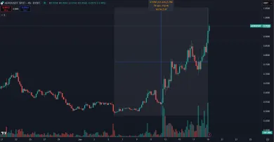 Veľký nárast kryptomeny AERO