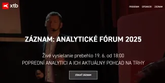 Záznam z analytického fóra XTB