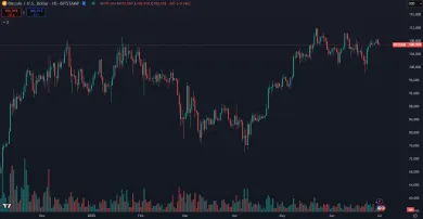 Bitcoin sa obchoduje blízko maxima