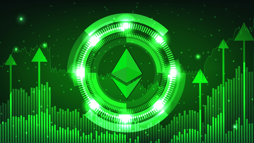 Ethereum začalo výrazne stúpať