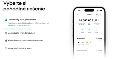 Investujte cez XTB mobilnú aplikáciu