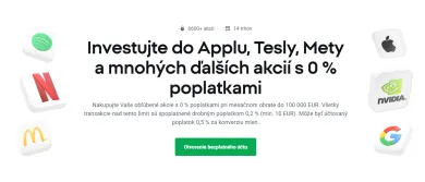 Investujte do najväčších akcií pomocou XTB