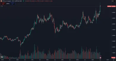 Meď na novom historickom maxime