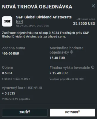 Nákup dividendových aristokratov po mesiaci