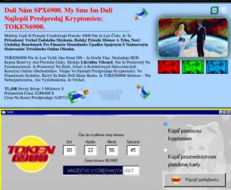 Oficiálny predpredaj tokenu T6900