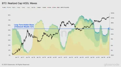Podiel držieb dlhodobých držiteľov
