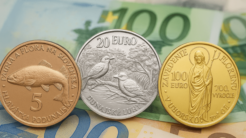 Slovensko bude mať ešte tento rok tri nové mince