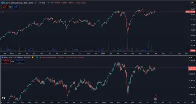 Vývoj európskych akciových indexov