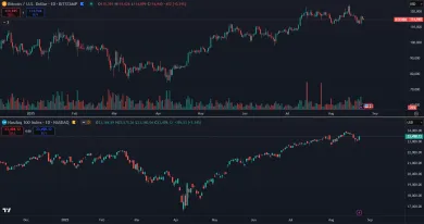 Bitcoin kopíruje vývoj Nasdaq