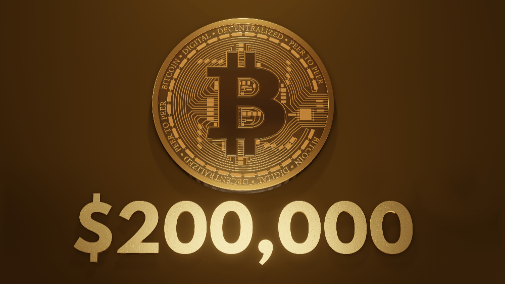 Bitcoin za 200 000 dolárov v roku 2025