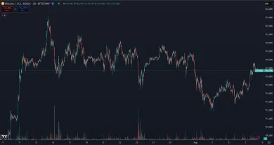 Bitcoin za posledný mesiac