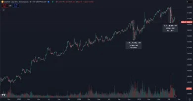 Dominancia Bitcoinu opäť padá