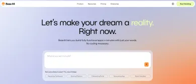 Domovská stránka Base44