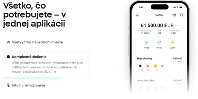 Mobilná aplikácia XTB