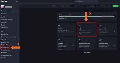 Nastavenie účtu na eToro