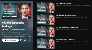 Nezmeškajte sériu o obchodovaní na XTB kanáli