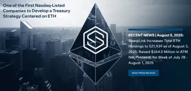 SharpLink na stakingu zarobil už 929 ETH