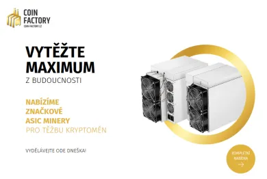Ťažba kryptomien s Coin Factory