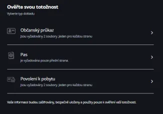 Voľba osobného dokladu