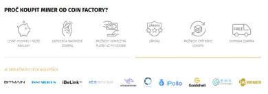 Výhody Coin Factory