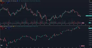 Akcie rastú a Bitcoin klesá