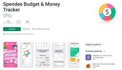 Aplikácia Spendee