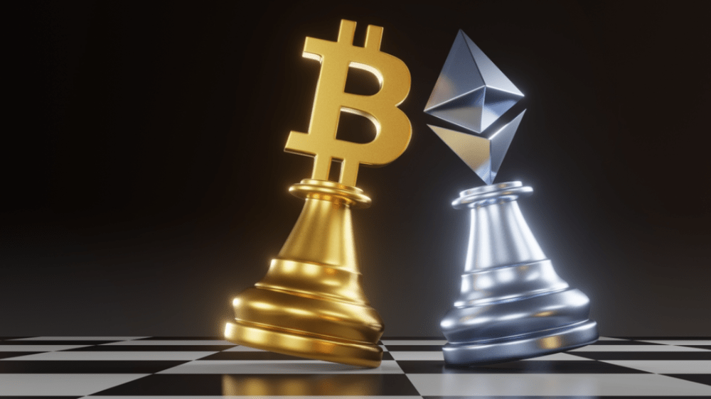 Bitcoin a Ethereum súperia o prvenstvo na kryptotrhu