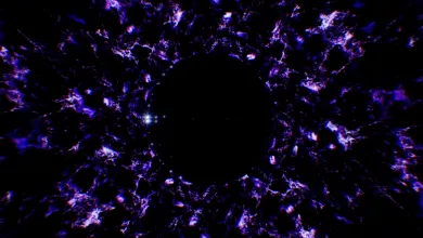 Ilustrácia temnej hmoty a energie