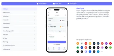 Jednoduchý nákup kryptomien v Best Wallet