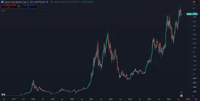 Kryptomeny dlhodobo rastú na hodnote